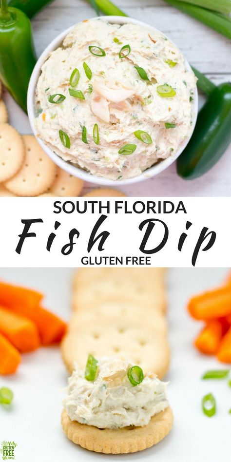 Fish Dip Recipe, Fish Dip, Smoked Fish Dip, Gluten Free Recipes Side Dishes, King Mackerel, Gluten Free Fish, Easy Dip, Florida Fish, Gluten Free Crackers