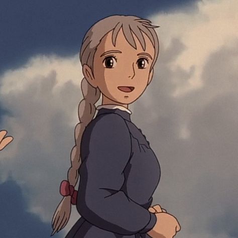 sophie | howl's moving castle icons Sophie Howl's Moving Castle, 하울의 움직이는 성, The Cat Returns, Howl And Sophie, Studio Ghibli Characters, Howls Moving, Ghibli Artwork, Howl's Moving Castle, Studio Ghibli Movies