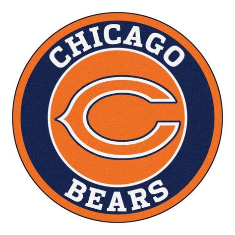 Prior to becoming the Chicago ... Chicago Bears Logo, Football Crafts, Bears Logo, Chicago Bears Football, Bears Football, Nfl Chicago Bears, Round Area Rug, Nfl Logo, Sports Logos