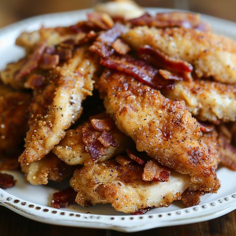 Bacon Brown Sugar Chicken Tenders Recipe - Flavor Nectar Brown Sugar Bacon Chicken Tenders, Bacon Brown Sugar Chicken Tenders, Bacon Brown Sugar Chicken, Chicken Tender Recipes Baked, Chicken Tenders Recipe, Brown Sugar Chicken, Brown Sugar Bacon, Best Bacon, Chicken Tender Recipes