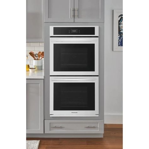 Double oven microwave combo wall