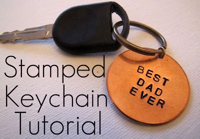 Metal Tutorial, Metal Stamping Kit, Keychain Ideas, Gifts For Guys, Dad Keychain, Metal Stamped Jewelry, Diy Gifts For Him, Stamped Metal, Farewell Gifts