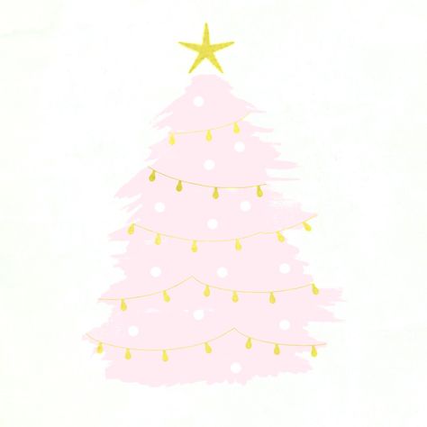 Pink And Gold Christmas Tree, Pink And Gold Christmas, Christmas Subway Art, Wallpaper Preppy, Christmas Tree Wallpaper, Pink Xmas, Christmas Window Decorations, Merry Christmas Sign, Christmas Graphics