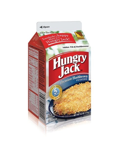 1,25 and you have instant hashbrown potatoes.  Easy and always ready in the pantry !these are so good  !!!!!  add cheese or ham etc. or just plain. Hungry Jack Hashbrown Recipes, Hungry Jack Potatoes, Hash Brown Potato Soup, Hashbrown Potatoes, Hungry Jacks, Trail Food, Easy Recipies, Crispy Hashbrowns, Hashbrown Recipes