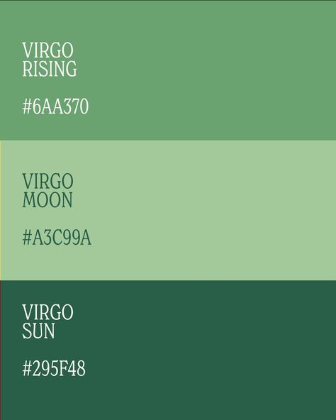 ✨ Want to align your brand with the stars? ✨ If you've ever wondered what colours truly represent your celestial personality, I've got the cosmic hues that match your vibe sorted 💁🏻‍♀️ From the bold reds of Aries to the grounding greens of Virgo, swipe to see what colours resonate with your sun, moon, and rising signs. Can't find yours? Hang tight! Part 2 will be dropping like a shooting star soon, so follow @gemini.creativestudio not to miss it! Virgo Colour Palette, Virgo Photoshoot, Colour Pallettes, Sun Moon And Rising, Rising Signs, Car Advertising Design, Zodiac Sign Fashion, Star Logo Design, Sun Logo