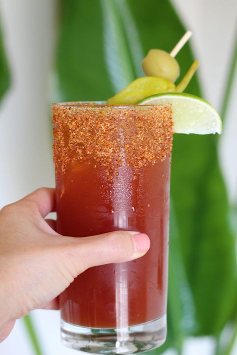 Spicy Low-Carb Michelada Recipe Low Carb Mixed Drinks Cocktails, Mexican Michelada Recipe, Best Michelada Recipe Mexicans, Low Carb Michelada, Mexican Beer Drinks Michelada Recipe, Mangonada Recipe, Low Carb Beer, Michelada Recipe, Lime Powder