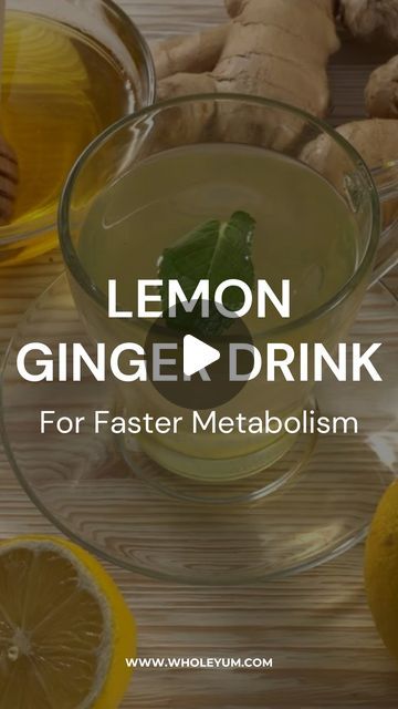 WholeYum on Instagram: "Lemon Ginger Fat-burning Drink 🍋🔥

Stay hydrated and boost your metabolism with this refreshing, fat-burning drink made with lemon, ginger, and a pinch of pepper! Perfect for your daily detox.

👉 Follow @wholeyumm for more health tips.

#FatBurningDrink #DetoxWater #HealthyLiving #Wholeyumm #WeightLossJourney #GingerLemonDrink" Ginger Instagram, Lemon Ginger Drink, Healthy Shots, Drink Shots, Slim Down Drink, Hair Detox, Health Benefits Of Ginger, Recipes Drinks, Ginger Drink