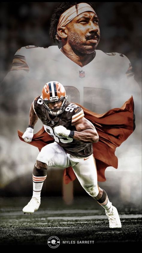 Myles Garrett Wallpaper, Notre Dame Wallpaper, Browns Wallpaper, Cleveland Browns Wallpaper, Ohio State Wallpaper, Nfl Wallpaper, Myles Garrett, Football Poses, Cleveland Browns Logo