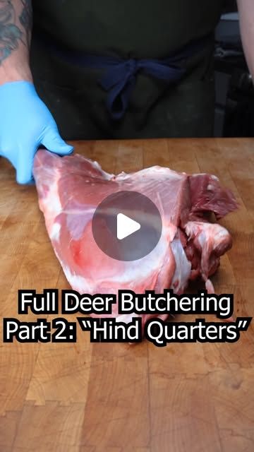 Butchering Deer, Venison Processing, Deer Butchering, Deer Processing, Deer Steak, Butcher Meat, Meat Processing, Apocalypse Survival, Hunting And Fishing