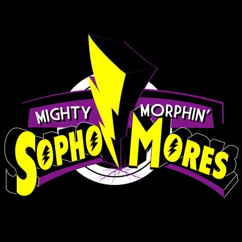 Affton High School Class of 2013 "Mighty Morphin' Sophomores" 2-Color T-Shirt Design Homecoming Tshirts Designs High Schools, Homecoming Jeans, Spirit Posters, School Spirit Posters, Senior Class Shirts, Cheer Posters, Senior Szn, Class Of 2013, Class Shirts