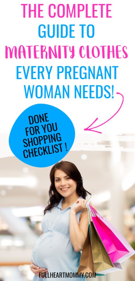 Need to know when to start shopping for maternity clothes? How to find the best deals? What stores carry stylish maternity clothes? This guide will answer those questions and more! Includes a shopping checklist so that you're prepared for all trimesters. Maternity Shopping List, Pregnancy Shopping List, Maternity Essentials, Pregnancy Products, Shopping Checklist, Motherhood Advice, First Time Pregnancy, Pregnancy Checklist, Maternity Clothes Summer