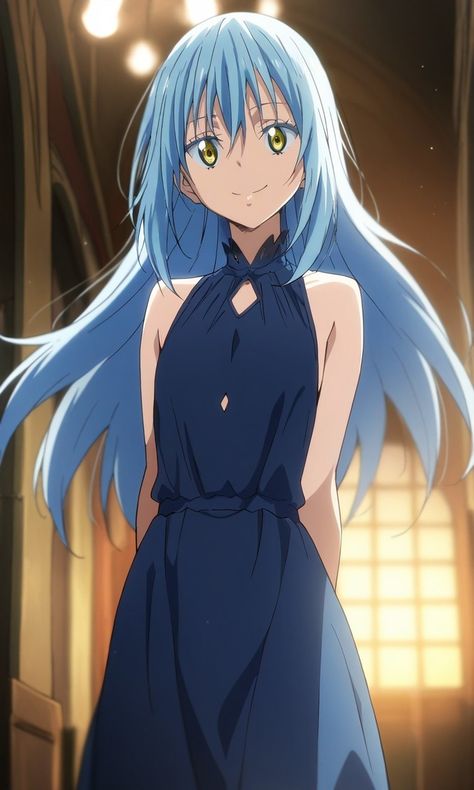 Cute Dress ^_^ _ _ _ #rimuru #rimurutempest #tensura #anime #post #digitalart #art #slime Cute Rimuru, Slime Anime, Art Slime, Anime Traps, Rimuru Tempest, For The, Cute Anime Pics, Anime Inspired, Anime Kawaii