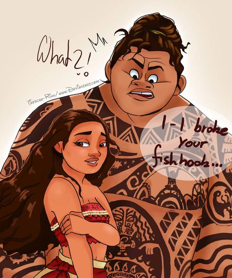 Maui x Moana Sketch by https://www.deviantart.com/teescha-rinn on @DeviantArt Maui Drawing, Moana X Maui Fanart, Maui Fanart, Moana X Maui, Maui X Moana Fanart, Moana Sketch, Moana Sketches, Moana Fanart, Maui Moana