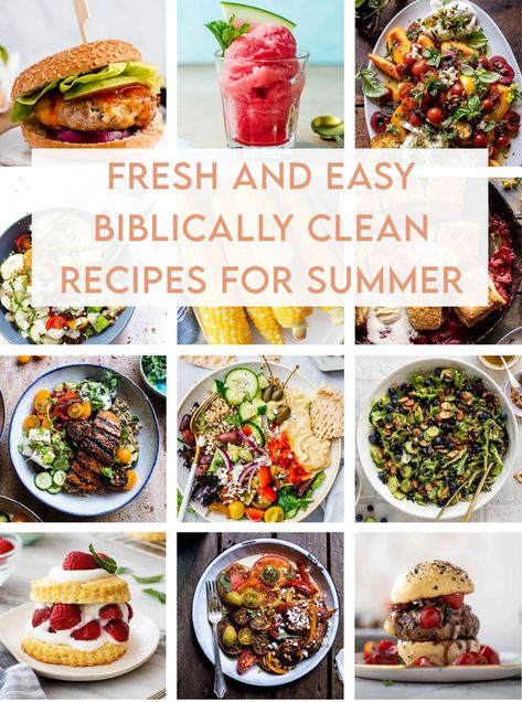 Biblical Eating, Shabbat Dinner Recipes, Biblical Diet, Bible Food, Dinner Hosting, Bible Diet, Clean Dinner Recipes, Summertime Salads, Make Ahead Salads