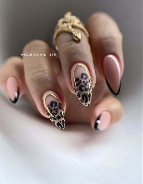 Black Cheetah Nails, Leopard Print Nail Art, Leopard Print Nail, Leopard Nail Designs, Print Nail Art, Cheetah Nail Designs, Cheetah Print Nails, Cheetah Nails, Print Nails