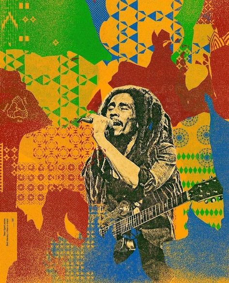 Bob Marley Reggae Music Posters, Bob Marley Poster, Bob Marley Painting, Paul Simonon, Reggae Art, Contemporary Collage, Bob Marley Art, Reggae Artists, My Youth