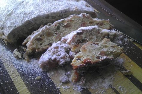 Dresden Stollen Recipe, Interesting Desserts, Stollen Recipe, Whats Cooking, Sugar Dough, Holiday Sweets, German Christmas Markets, 1 Advent, Candied Orange Peel