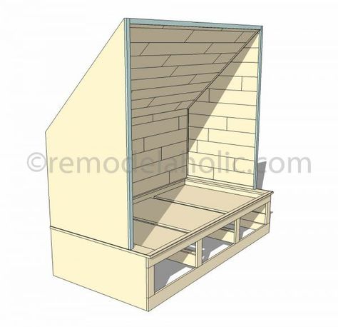 Alcove Bed, Attic Bed, Bed Nook, Bunk Beds Built In, Built In Bed, Small Attic, Attic Conversion, Attic Space, Attic Bathroom