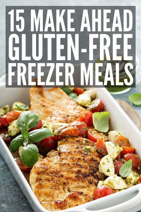 Freezer Meals Gluten Free Dairy Free, Gluten Free Recipes Freezer Meals, Gluten Free Dairy Free Recipes Freezer Meals, Easiest Gluten Free Meals, Gluten Free Dinner Crockpot Easy Meals, Gluten Free Frozen Meal Prep, Gluten Free Dairy Free Make Ahead Meals, Gluten Free Casseroles To Freeze, Freezer Friendly Gluten Free Meals