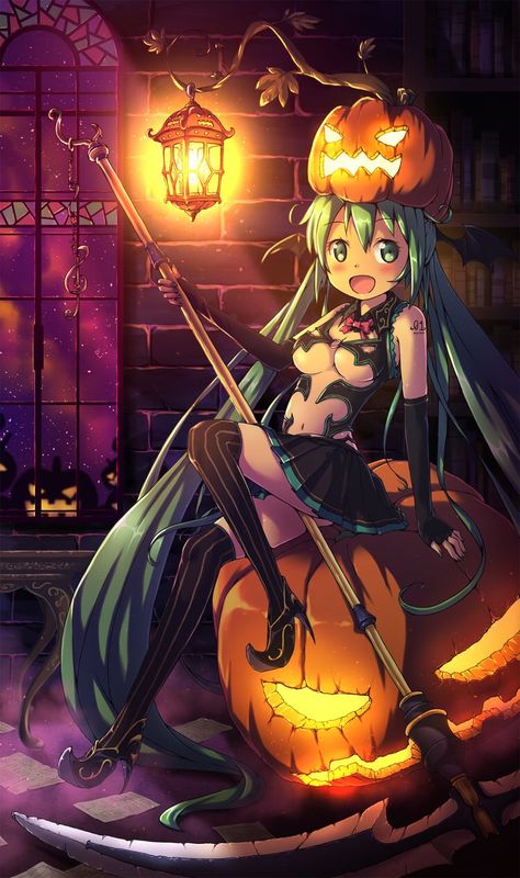 Hatsune Miku~ by Akisorapx Hatsune Miku Halloween, Bra Tattoo, Miku Halloween, Halloween Heels, Halloween 3, Special Halloween, Hatsune Miku, Mobile Wallpaper, Vocaloid