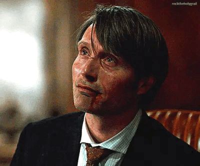 Hannibal Banner Gif, Hannibal Lecter Pfp, Hannigram Gif, Hannibal Lecter Gif, Mads Mikkelsen Gif, Hannibal Gif, Hannibal Funny, Nbc Hannibal, Will Graham