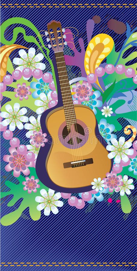 Concert Decor, Guitar Flowers, Peace Sign Art Hippie, Frame Love, Music Flower, Peace Sign Art, 60s Hippie, Peace Love Happiness, Give Peace A Chance