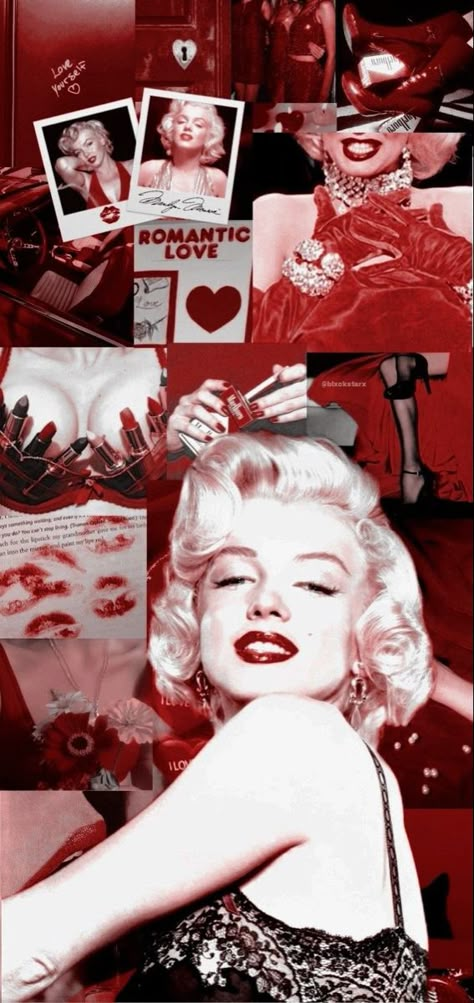 Sparkly Wallpaper Aesthetic, Mary Monroe, Marilyn Monroe Wallpaper, Red Wallpapers, Marilyn Monroe Artwork, Marilyn Monroe Poster, Vintage Hollywood Glamour, Picsart Edits, Marilyn Monroe Art