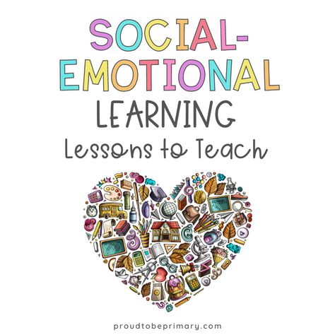 Discover the essential 5 CASEL competencies of Social-Emotional Learning (Self-Awareness, Self-Management, Relationship Skills, Social Awareness & Respect, Responsibility) and learn how to implement SEL lessons and strategies in the classroom. You'll find key topics and lesson ideas to teach kids in the classroom or at home to build classroom community, social skills, and emotional awareness. Grab the FREE SEL lesson idea list and use it as your guide to teach sel in the classroom! Books About Friendship, Build Classroom Community, Social Emotional Learning Lessons, Books About Kindness, Friendship Activities, Writing Craftivity, Emotions Cards, Social Emotional Activities, Feelings Book