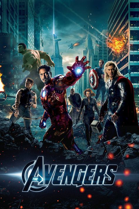 Superhero Backdrop, The Avengers 2012, Avengers Film, Marvel Avengers Assemble, Superman Movies, Avengers 2012, Marvel Comics Covers, Famous Cartoons, Marvel Series