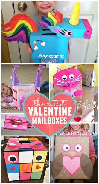 The Cutest Valentine Boxes that Kids will Love (Classroom mailboxes) | CraftyMorning.com #valentinesday #valentinesbox #valentinesdaycrafts #cutecrafts #kidcrafts #diycrafts #easycrafts #craftymorning Girls Valentines Boxes, Kids Valentine Boxes, Valentine Card Box, Valentine Mailbox, Valentinstag Party, Mail Boxes, Happy Hearts Day, Valentine Day Boxes, Valentines Crafts