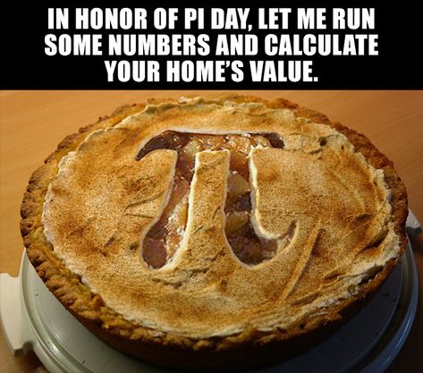 Happy Pi Day! #Sandiegorealestate #sellhomesandiego National Vodka Day, National Pi Day, Realtor Humor, Real Estate Memes, Happy Pi Day, Rational Numbers, Pie Day, Lead Generation Real Estate, Real Estate Office