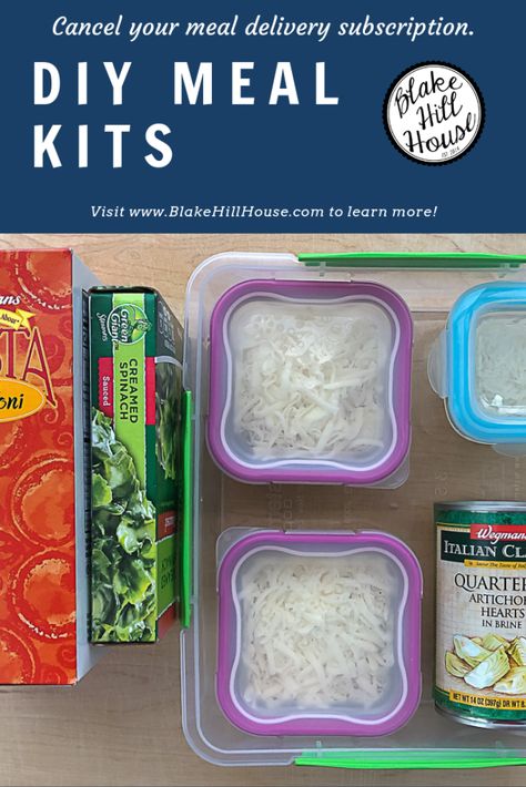 Diy Meal Kit Ideas, Diy Hello Fresh Meals, Diy Meal Kits Recipes, Freezer Meal Kits, Meal Baskets, Diy Meal Kits, Meal Kits Packaging, Bag Meals, Meal Kits Diy