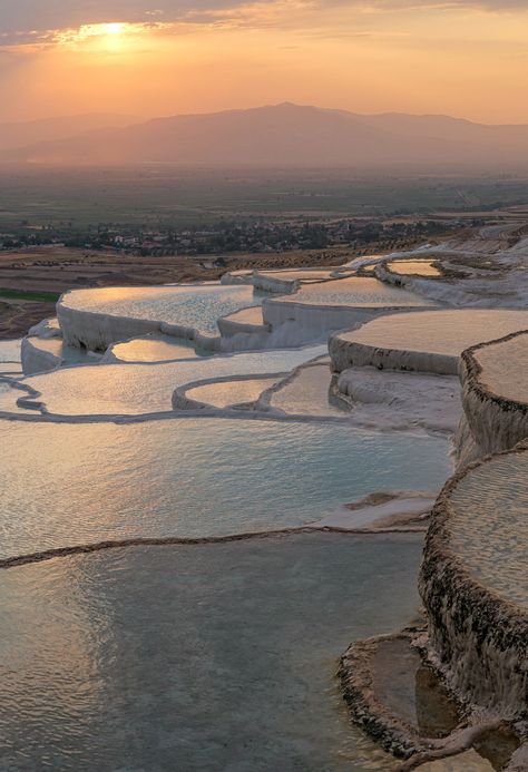 Pamukkale, Turkey - HarpersBAZAAR.com Pamukkale Turkey, Sun, Water, Travel