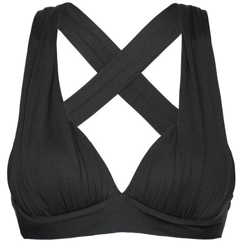 Alto Giro Black Padded Sports Bra With Cross-back - Top Microlight ($43) ❤ liked on Polyvore featuring activewear, sports bras, black, padded sports bra, criss cross back sports bra and cross back sports bra Bras Black, Padded Sports Bra, Sports Bras, Criss Cross, Active Wear, Sports Bra, Shoe Bag, Perfect Clothing, Outfit Accessories