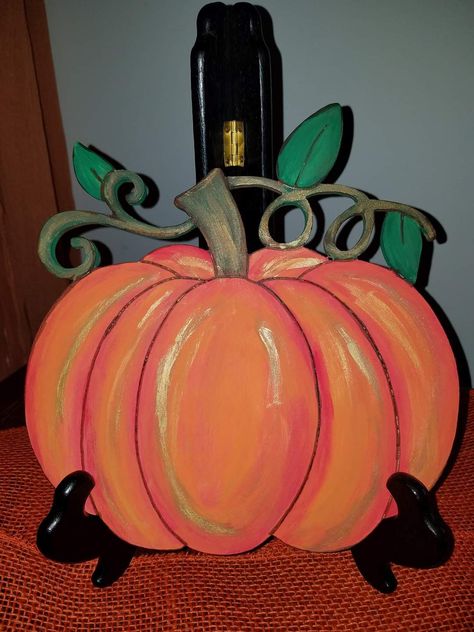 3 Pumpkins Stacked, Painted Wood Pumpkins, 3 Pumpkins, Pumpkin Cutouts, Pumpkin Door Hanger, Fall Fest, Notebook Art, Pumpkin Door, Wooden Pumpkins