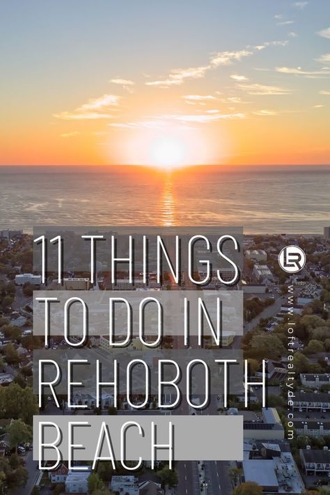 If you haven't heard of Rehoboth Beach in Delaware, you might be living under a rock. Rehoboth Beach is one of the most iconic boardwalks and beaches in Delaware. It's packed with lots of fun rides, restaurants, and outdoor parks that you and your family will love. Don't know where to start? We got you covered. We'll give you 11 things to do here in Rehoboth Beach, so buckle up and let's begin the ride! Things To Do In Rehoboth Beach Delaware, Lewes Delaware, Rehoboth Beach Delaware, Fenwick Island, Delaware Beaches, New England States, Outdoor Park, Living Under A Rock, Rehoboth Beach