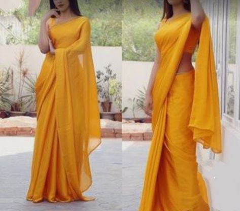 Ceremony Outfit, Desi Vibes, Sarees For Girls, Anu Emmanuel, Indian Sari Dress, Sari Dress, Plain Saree, Simple Sarees, Indian Fashion Saree