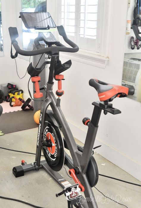 My DIY Peloton Bike Setup: How to Get a Peloton Experience for Less (Part 2) | Lamberts Lately Peloton Workout, Spin Bike, Work Hard Stay Humble, Peloton Bike, Indoor Bike, Spin Bikes, Indoor Cycling, Organization Printables, Cycling Workout