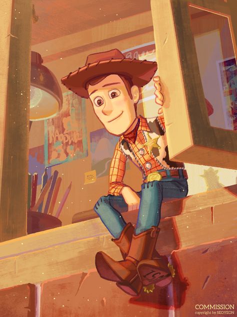 Dibujos Toy Story, Disney Character Art, Woody Toy Story, Pixar Movies, Pinturas Disney, The Pond, Disney Plus, 영감을 주는 캐릭터, Disney Fan Art