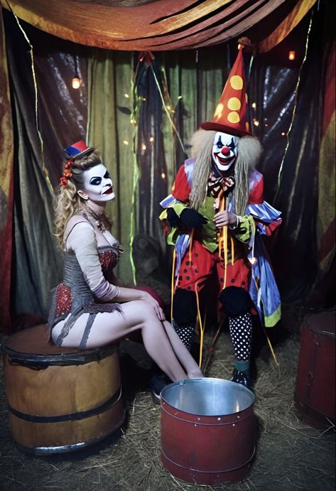 Haunted House Scare Actors, Scare Actor, Scary Circus, Scary Clown Mask, Clown Show, Creepy Carnival, Dark Circus, Scary Stuff, Carnival Halloween