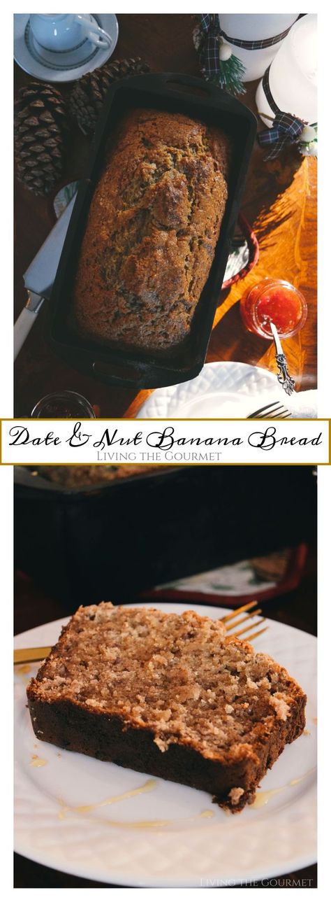 Loafs Recipes, Walnut Banana Bread, Date And Walnut, Date Bread, Date Nut Bread, Vegan Breads, Bread Loaves, Bread Sweet, Fantastic Recipes