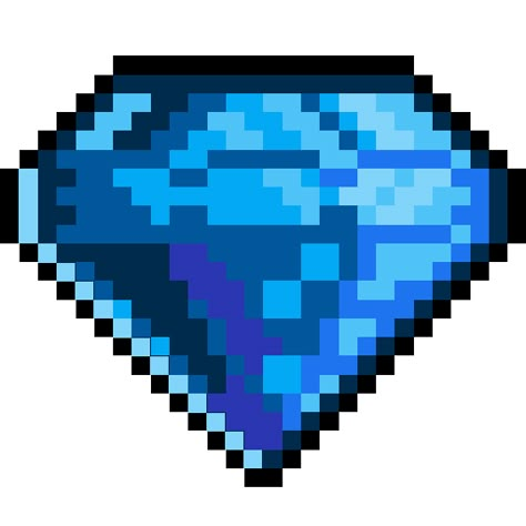 Brilliant Blue Gem Shine Animation by DaniDeDestroyer (me!) 8 Bit Animation, Carrd Gif, Shine Animation, Pixel Gif Png, Gemstone Drawing, Diamond Emoji, Notion Gif, Animal Crossing Pixel Art, Pixel Items