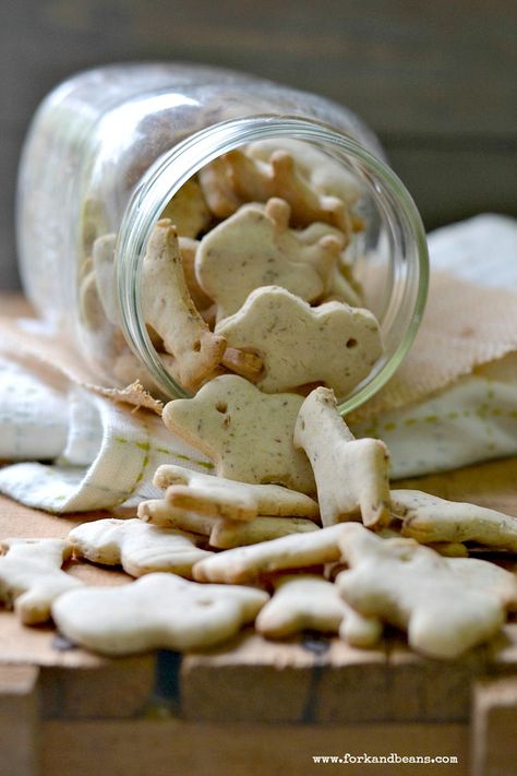 Homemade Animal Crackers (gluten, egg, and dairy-free) - Fork & Beans Homemade Animal Crackers, Animal Cracker, Animal Crackers, Gluten Free Snacks, Kids Food, Vegan Cookies, Thought Process, Gluten Free Cookies, Allergy Friendly