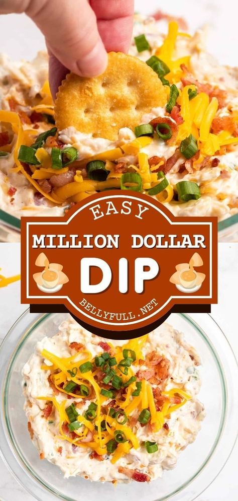 Whip up this game day recipe! This savory dip is easy and only takes 5 minutes to make. Full of flavor and texture, this million dollar dip with cream cheese will be one of the first party appetizers and snack ideas to disappear! Easy Late Night Snacks Quick Simple, Late Night Snacks Easy, Million Dollar Dip, Dip With Cream Cheese, Cheap Meal Plans, Healthy And Unhealthy Food, Cheap Meal, 2024 Recipes, Party Appetizers