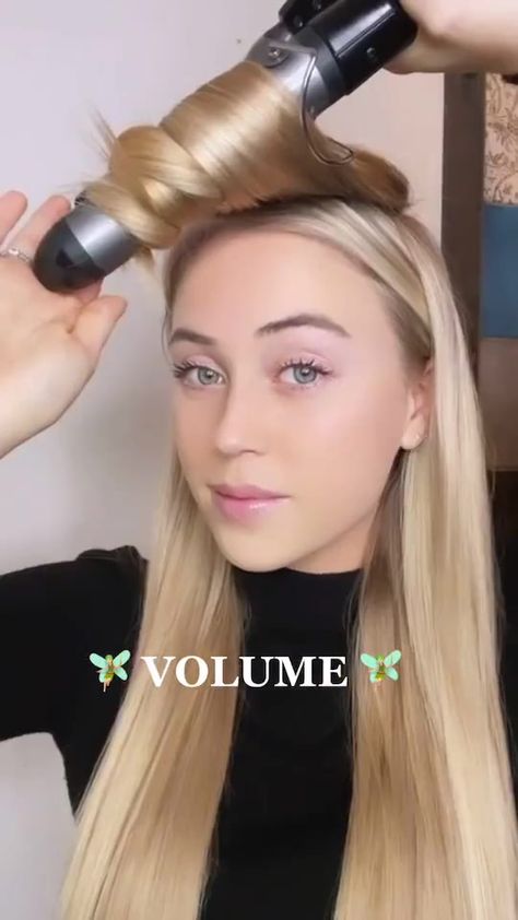 Using Hair Rollers, Hair Rollers Aesthetic, Rollers Aesthetic, Hairstyles With Volume, Rollers Tutorial, Hair Rollers Tutorial, Curlers For Long Hair, Long Hair Tips, Aesthetic Korean