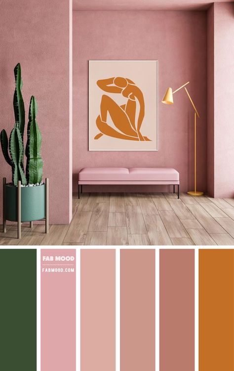 Color inspiration images Archives 2 - Fab Mood | Wedding Colours, Wedding Themes, Wedding colour palettes Earthy Pink Interior, Pink And Terracotta Color Palette, Pink Green And Brown Color Palette, Pink And Terracotta Living Room, Pink Brown Colour Palette, Colour Palette Terracotta, Green Pink Brown Color Palette, Pink Green Brown Color Palette, Earthy Pink Color Palette