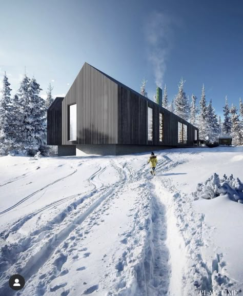 Shadow Texture, Wood House Design, Snow Cabin, Circular Buildings, Scandinavian Architecture, Wood Houses, Photography Graphic Design, Snow Photography, Study Architecture