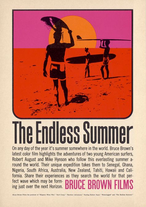 Endless Summer Movie, Endless Summer Poster, Blacklight Posters, Jacques Yves Cousteau, Surf Vintage, The Endless Summer, Surf Poster, Surfing Pictures, Summer Poster