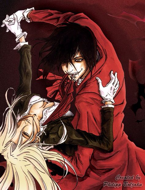 Integra and Alucard Hellsing Ultimate Abridged, Helsing Ultimate, Hellsing Cosplay, Integra Hellsing, Hellsing Ultimate Anime, Hellsing Ultimate, Hellsing Alucard, Desenhos Gravity Falls, Vampire Art