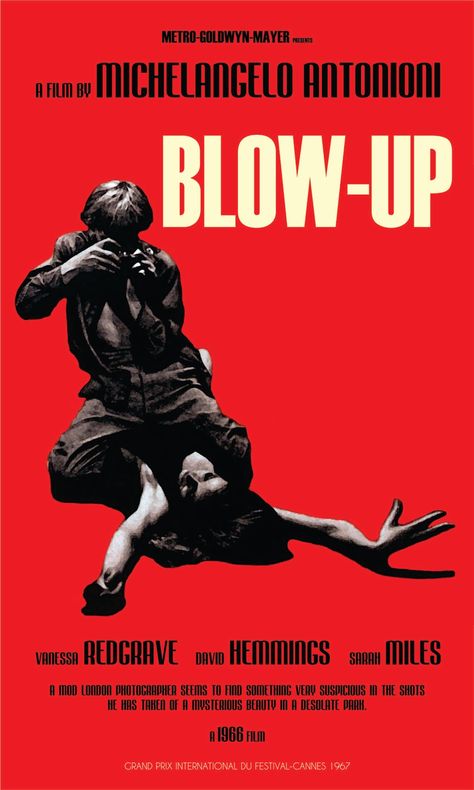 Blow-Up (Antonioni) Blow Up Movie, David Hemmings, Michelangelo Antonioni, Vanessa Redgrave, David Bailey, Fritz Lang, Kirk Douglas, Little Miss Sunshine, London Photographer